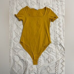 Chic Mustard Bodysuit